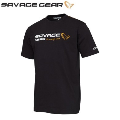 Футболка Savage Gear Signature Logo T-Shirt Black