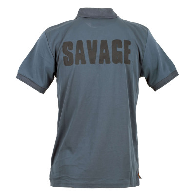  Футболка-поло Savage Gear Simply Savage 3-Stripes Polo Shirt