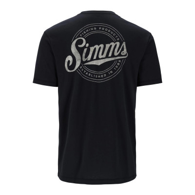  Футболка с коротким рукавом Simms Circle Lockup T-Shirt Black