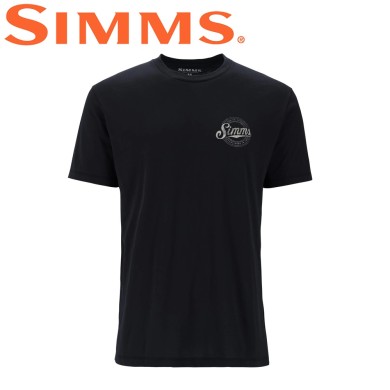 Футболка Simms Circle Lockup T-Shirt Black