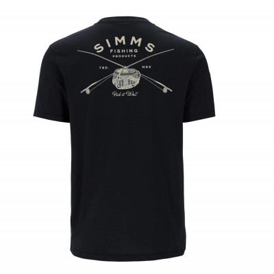  Футболка с коротким рукавом Simms Classic Tackle T-Shirt Black