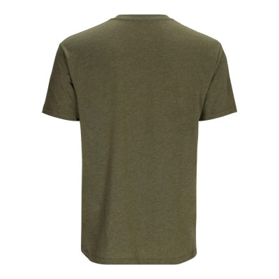  Футболка с коротким рукавом Simms Fly Patch T-Shirt Military Heather