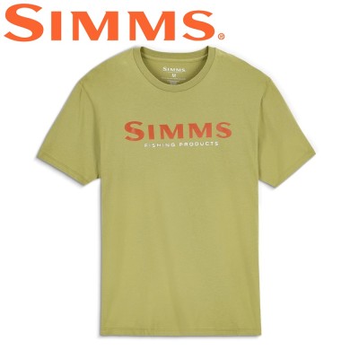  Футболка с коротким рукавом Simms Logo T-shirt Tent Green