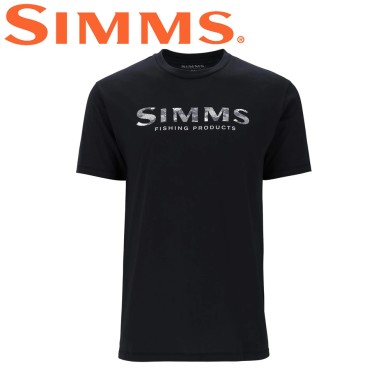Футболка Simms Shroud Fill Logo T-Shirt Black