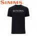  Футболка с коротким рукавом Simms Shroud Fill Logo T-Shirt Black