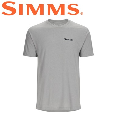 Футболка Simms Species T-Shirt Cinder Heather Футболка Simms Species T-Shirt Cinder Heather