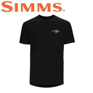 Футболка Simms Square Bill T-Shirt Black Футболка Simms Square Bill T-Shirt Black