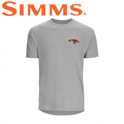  Футболка с коротким рукавом Simms Square Bill T-Shirt Cinder Heather