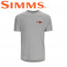  Футболка с коротким рукавом Simms Square Bill T-Shirt Cinder Heather