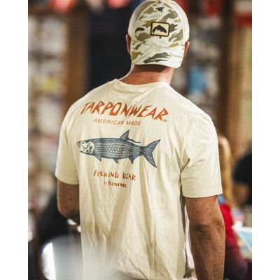  Футболка с коротким рукавом Simms Tarponwear T-Shirt Natural