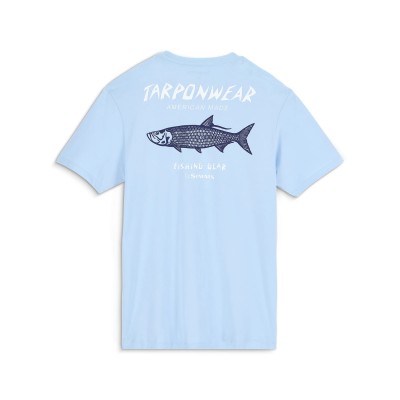  Футболка с коротким рукавом Simms Tarponwear T-Shirt Sky Blue