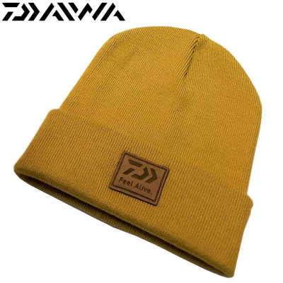 Акриловая шапка Daiwa D-Vec Beanie Mustard