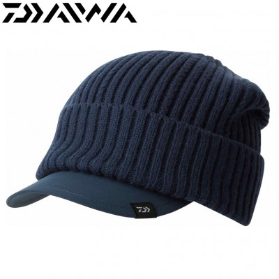 Шапка-кепка Daiwa Knit Cap With Brim Navy