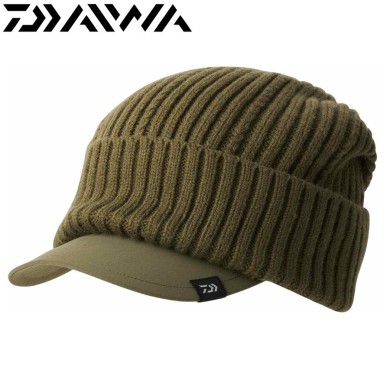 Шапка Daiwa Knit Cap With Brim Olive Шапка Daiwa Knit Cap With Brim Olive