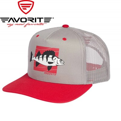 Кепка Favorite Perch Gray/Red Кепка Favorite Perch Gray/Red