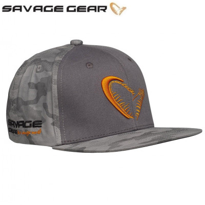 Бейсболка Savage Gear Flex Fit Camo Cap One Camo Grey