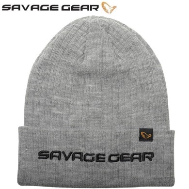 Шапка Savage Gear Fold-Up Beanie One Size Light Grey Melange