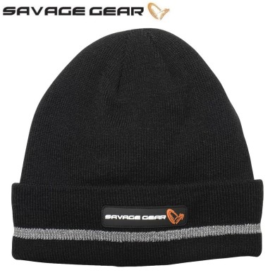 Шапка Savage Gear Reflex Beanie One Size Black/Reflex