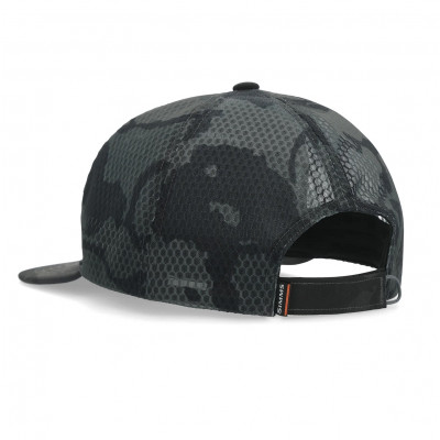 Бейсболка Simms 7-Panel Tech Trucker Regiment Camo Carbon