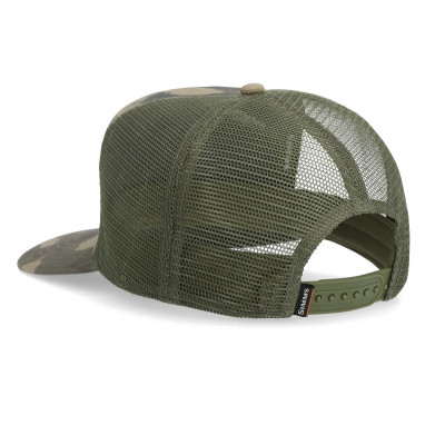 Бейсболка Simms Brown Trout 7-Panel Olive