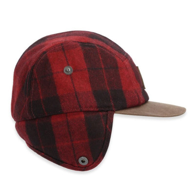 Бейсболка Simms Coldweather Cap Red Buffalo Plaid S/M