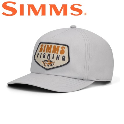 Кепка Simms Double Haul Cap Overcast Abstract Bass