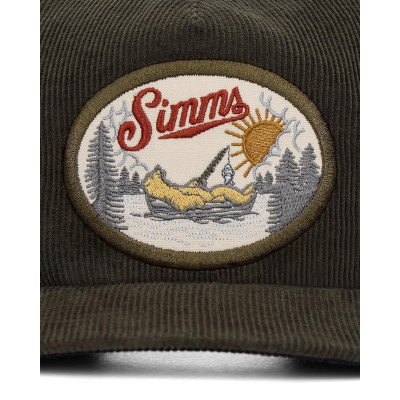 Бейсболка Simms Double Haul Corduroy Loden
