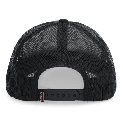 Бейсболка Simms Double Haul Icon Trucker Bass Black