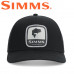 Бейсболка Simms Double Haul Icon Trucker Bass Black