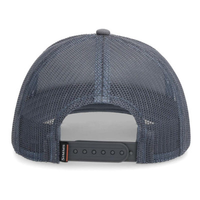 Бейсболка Simms Double Haul Icon Trucker Bass Gunmetal