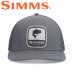 Бейсболка Simms Double Haul Icon Trucker Bass Gunmetal