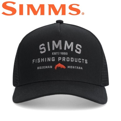 Кепка Simms Double Haul Icon Trucker Black