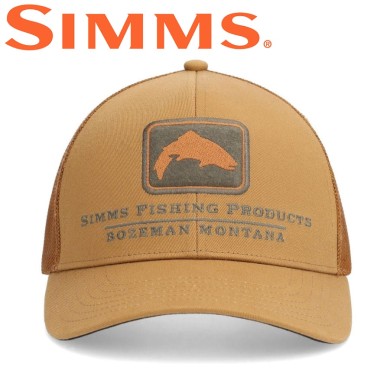Кепка Simms Double Haul Icon Trucker Chestnut