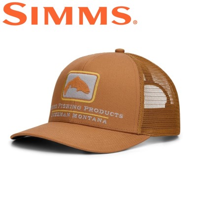Бейсболка Simms Double Haul Icon Trucker Earthenware