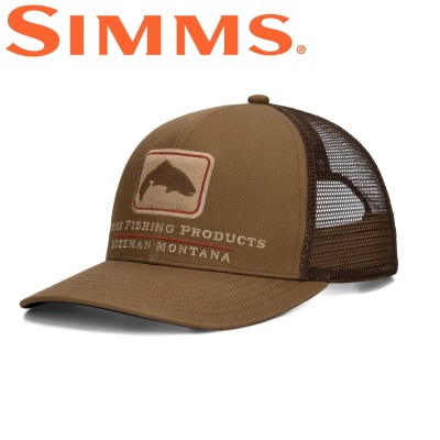 Бейсболка Simms Double Haul Icon Trucker Jasper