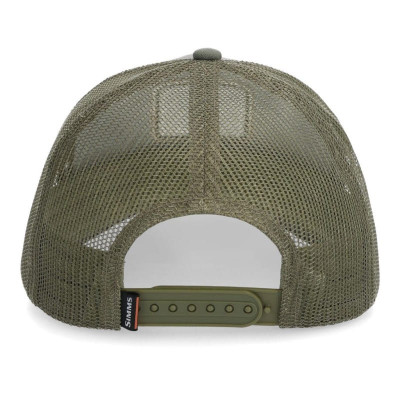 Бейсболка Simms Double Haul Icon Trucker Smokey Olive