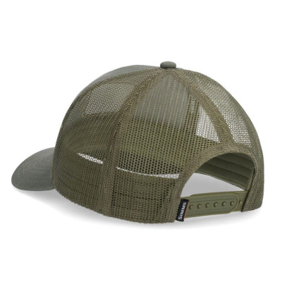 Бейсболка Simms Double Haul Icon Trucker Smokey Olive