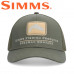 Бейсболка Simms Double Haul Icon Trucker Smokey Olive