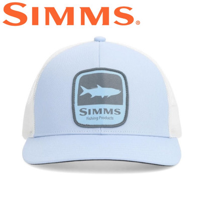 Бейсболка Simms Double Haul Icon Trucker Tarpon Steel Blue