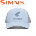 Бейсболка Simms Double Haul Trucker Bimini Blue