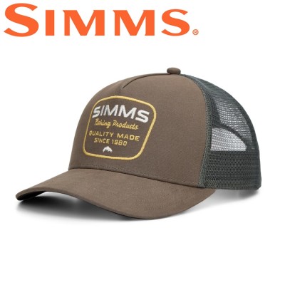 Бейсболка Simms Double Haul Trucker Loden Stamp Lockup
