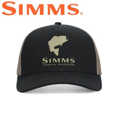 Кепка Simms Double Haul Trucker Stone Black