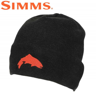 Вязанная шапка Simms Everyday Beanie Carbon