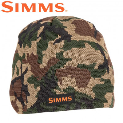 Вязанная шапка Simms Everyday Beanie Woodland Camo