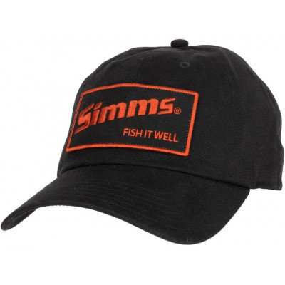 Бейсболка Simms Fish It Well Cap Black