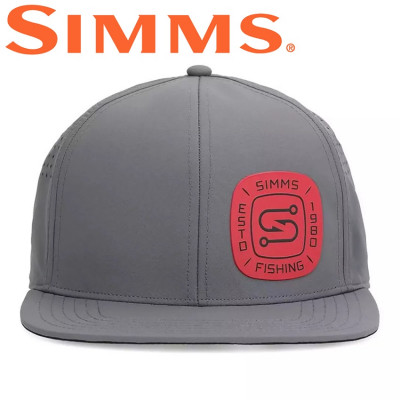 Бейсболка Simms Flatbill Cap Slate