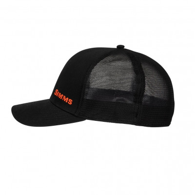 Бейсболка Simms Flex Trucker Black