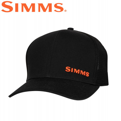 Бейсболка Simms Flex Trucker Black