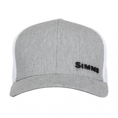 Бейсболка Simms Flex Trucker Heather Grey