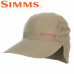 Кепка Simms Gallatin Sunshield Cap Tan